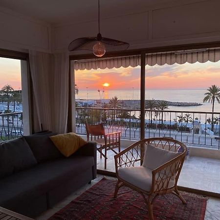 Le Garavan-Vue Mer-Plage-Clim-Terrasse Menton Dış mekan fotoğraf