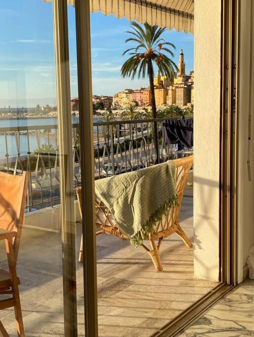 Le Garavan-Vue Mer-Plage-Clim-Terrasse Menton Dış mekan fotoğraf