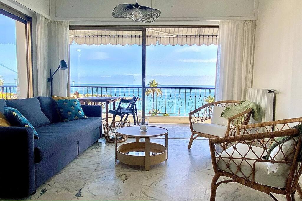 Le Garavan-Vue Mer-Plage-Clim-Terrasse Menton Dış mekan fotoğraf